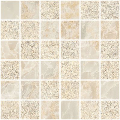 Marble-Stone Кремовый Матовая-Лаппатированная Ректификат (5х5) 30х30