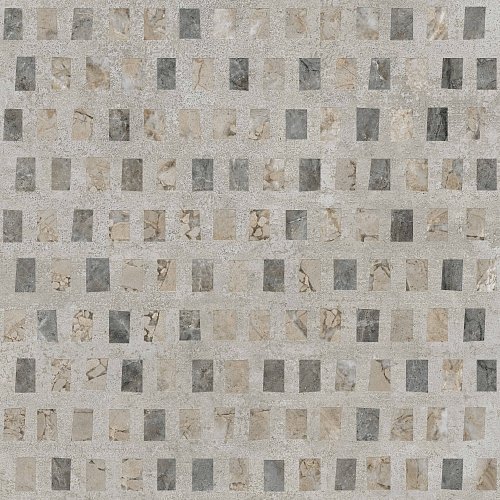 Marble-Beton Геометрический Темный Лаппатированная 60х60