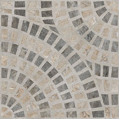 Marble-Beton Круговой Темный Лаппатированная Ректификат 60х60